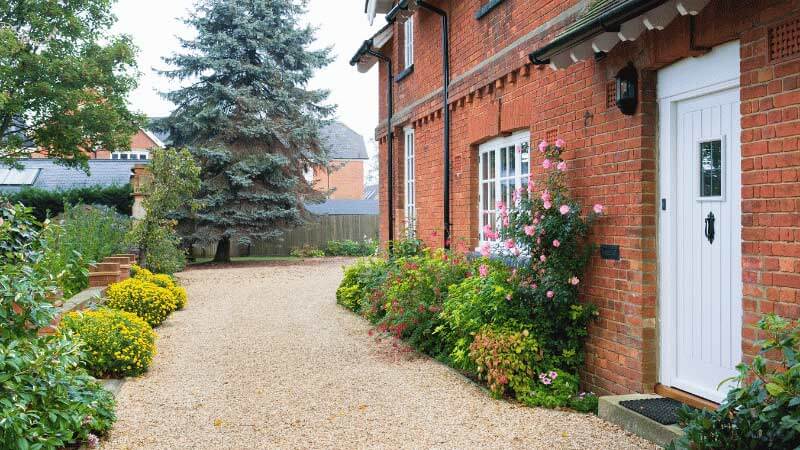 A property bought using a bridging loan to help a London couple downsize to the country.